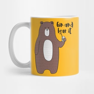 Gin and Bear It - Gin Drinker Gift Mug